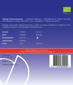 Tübinger Blumenmischung | BIO Blumensamenmischung Von De Bolster [MHD 12/2023] -Günstiges Garten Wege Geschäft 535140 BIO Tuebinger Blumenmischung 16130 db 1