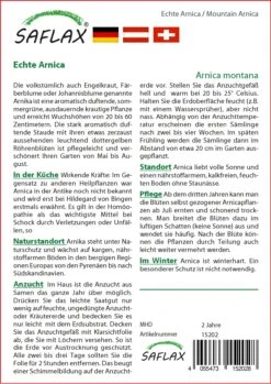 Echte Arnica | Heilpflanzensamen Von Saflax -Günstiges Garten Wege Geschäft 535650 Echte Arnica 15202 sa 1