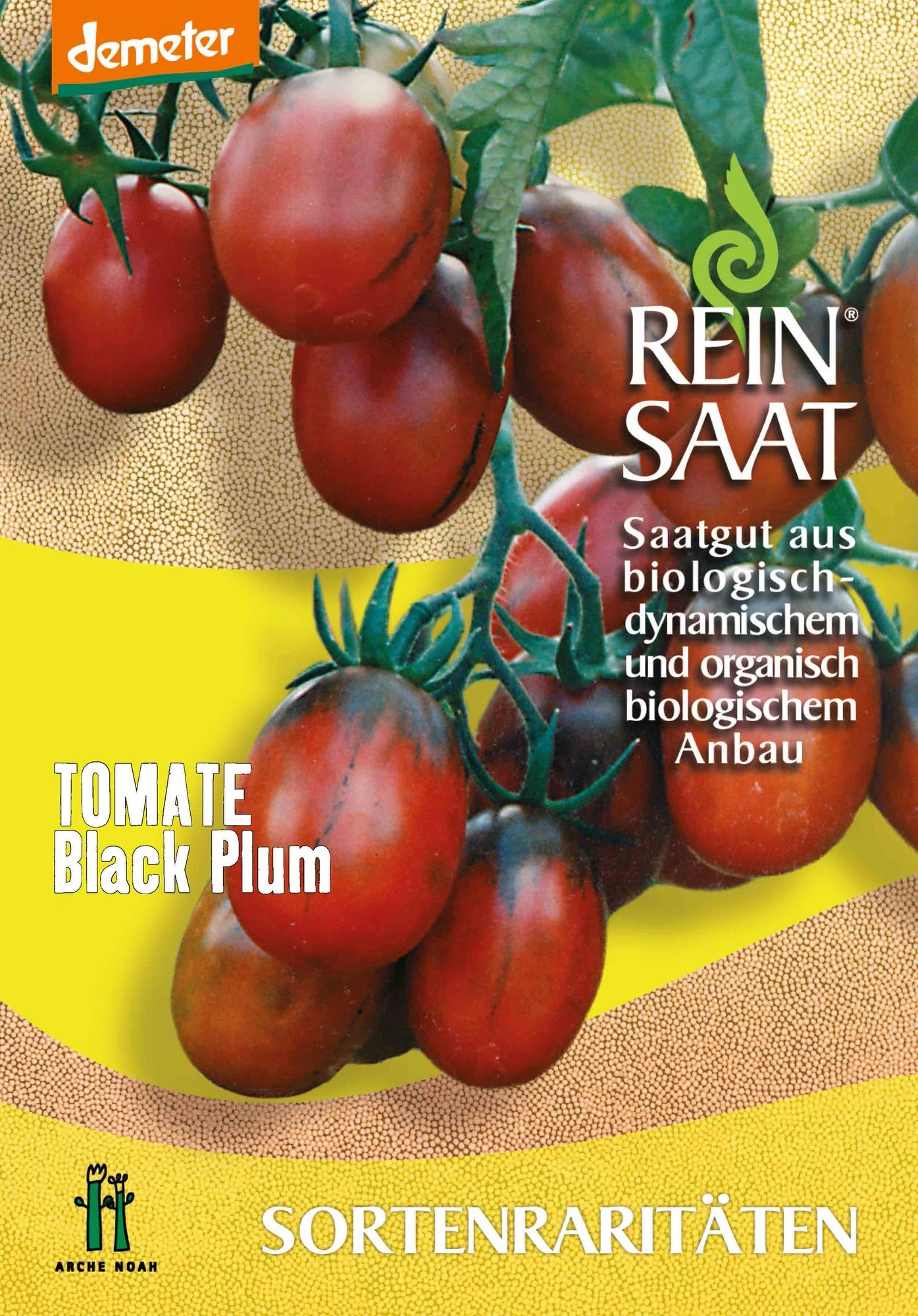 Cocktailtomate Black Plum | BIO Kirschtomatensamen Von Reinsaat 1 Cocktailtomate Black Plum | BIO Kirschtomatensamen Von Reinsaat