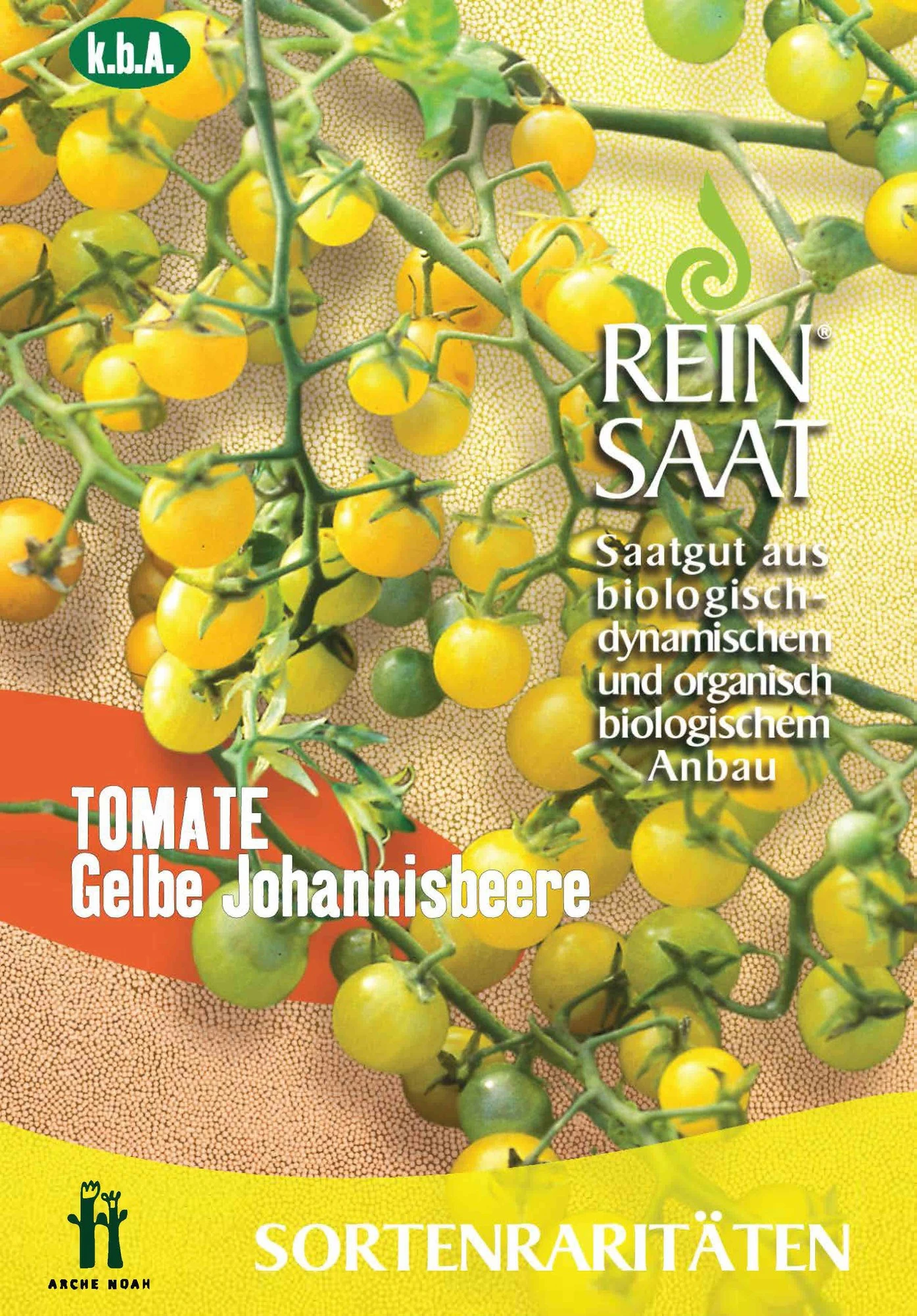 Buschtomate Gelbe Johannisbeere | BIO Buschtomatensamen Von Reinsaat 1 Buschtomate Gelbe Johannisbeere | BIO Buschtomatensamen Von Reinsaat