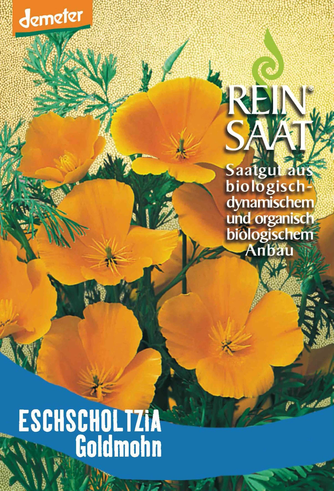 Kalifornischer Mohn Goldmohn | BIO Mohnsamen Von Reinsaat 1 Kalifornischer Mohn Goldmohn | BIO Mohnsamen Von Reinsaat