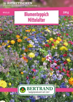 Blumenwiese Blumenteppich Mittelalter (100 G) | Blumensamen Von Bertrand