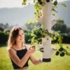 Sissi Strawberry Erdbeerturm Hanging Weiß (4 Etagen) | Erdbeertürme Von Gusta Garden