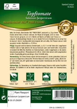 Tomate Heartbreaker Vita | Kirschtomatensamen Von Quedlinburger -Günstiges Garten Wege Geschäft 546119 Tomaten Heartbreaker Vita 1