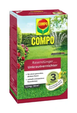 Rasendünger Plus Unkrautvernichter (1,5 Kg) | Dünger Von COMPO