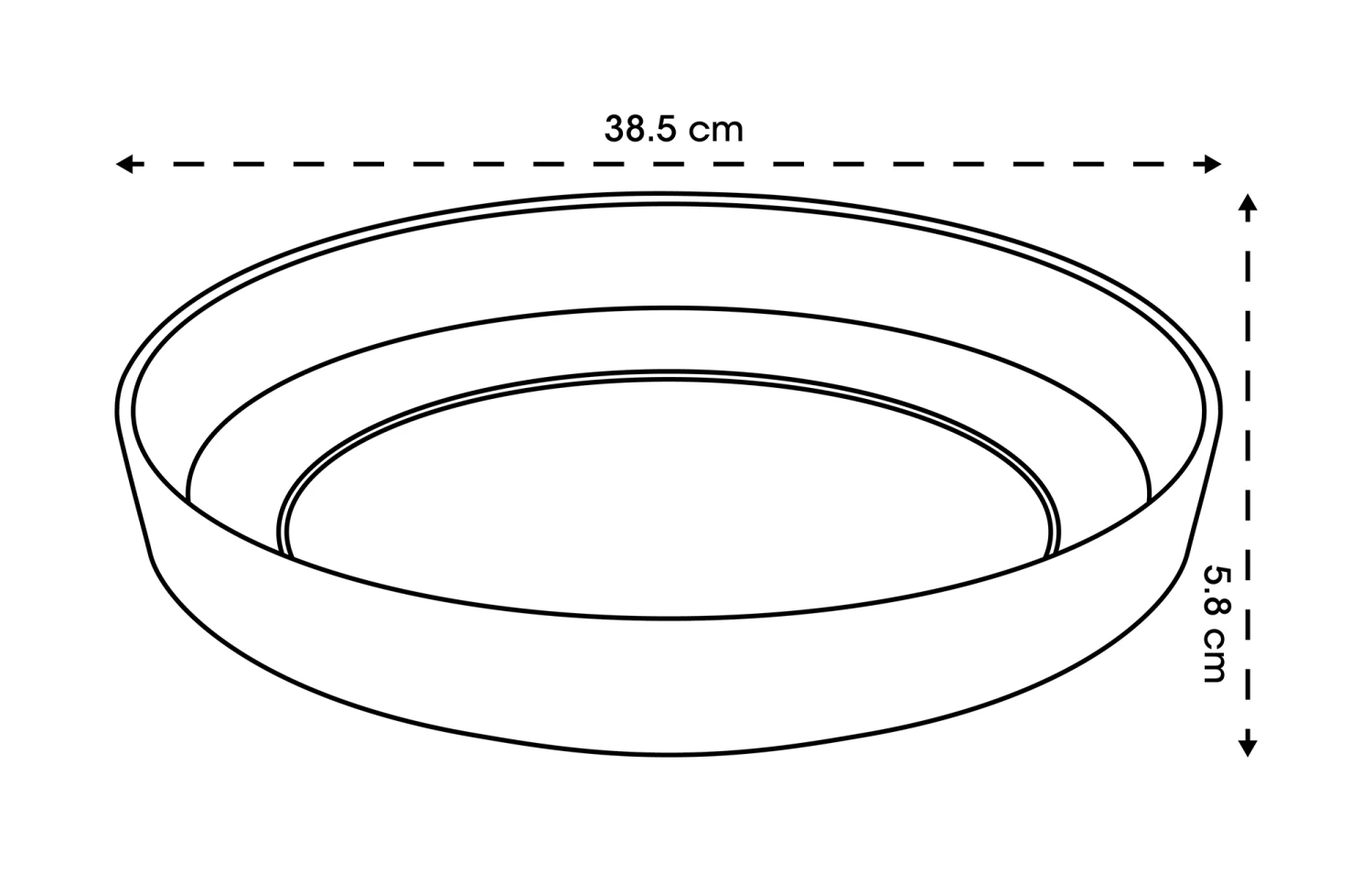 Untersetzer Für 50 Cm Blumentopf Rund Anthrazit | Unterschalen Von Clever Pots 2 Untersetzer Für 50 Cm Blumentopf Rund Anthrazit | Unterschalen Von Clever Pots – Bild 2