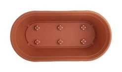 60 Cm Ovaler Blumentrog Terrakotta | Töpfe Von Clever Pots -Günstiges Garten Wege Geschäft 553513 60 cm ovaler Blumentopf Terrakotta 1 Stueck 515792 kp 2