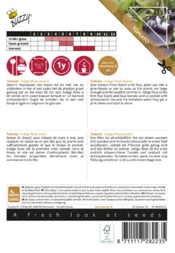 Tomate Pomodori Indigo Rose | Fleischtomatensamen Von Buzzy Seeds