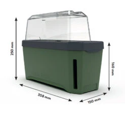 HARRY HERBS Kräutertopf Dunkelgrün | Kräutertöpfe Von Gusta Garden -Günstiges Garten Wege Geschäft 560338 HARRY HERBS dunkelgruen 103B10 gg 9